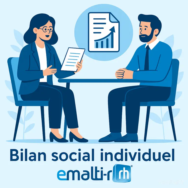 Image présentant le Bilan Social Individuel avec logo Emalti-RH