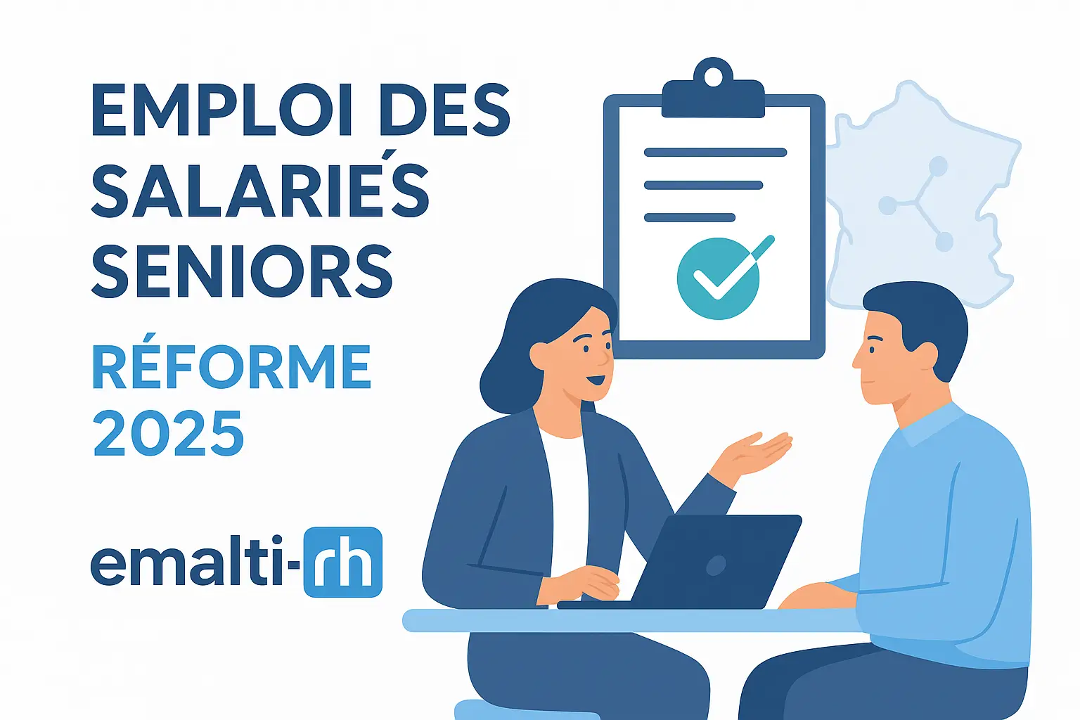 Illustration sur l’emploi des seniors en 2026 et les nouveaux entretiens de parcours professionnel