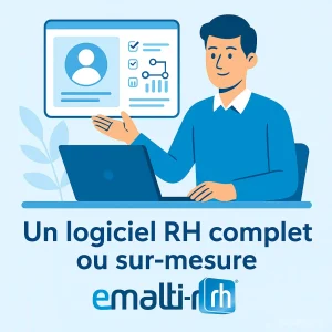 Infographie Emalti-RH, logiciel SIRH complet et sur-mesure pour la gestion des ressources humaines